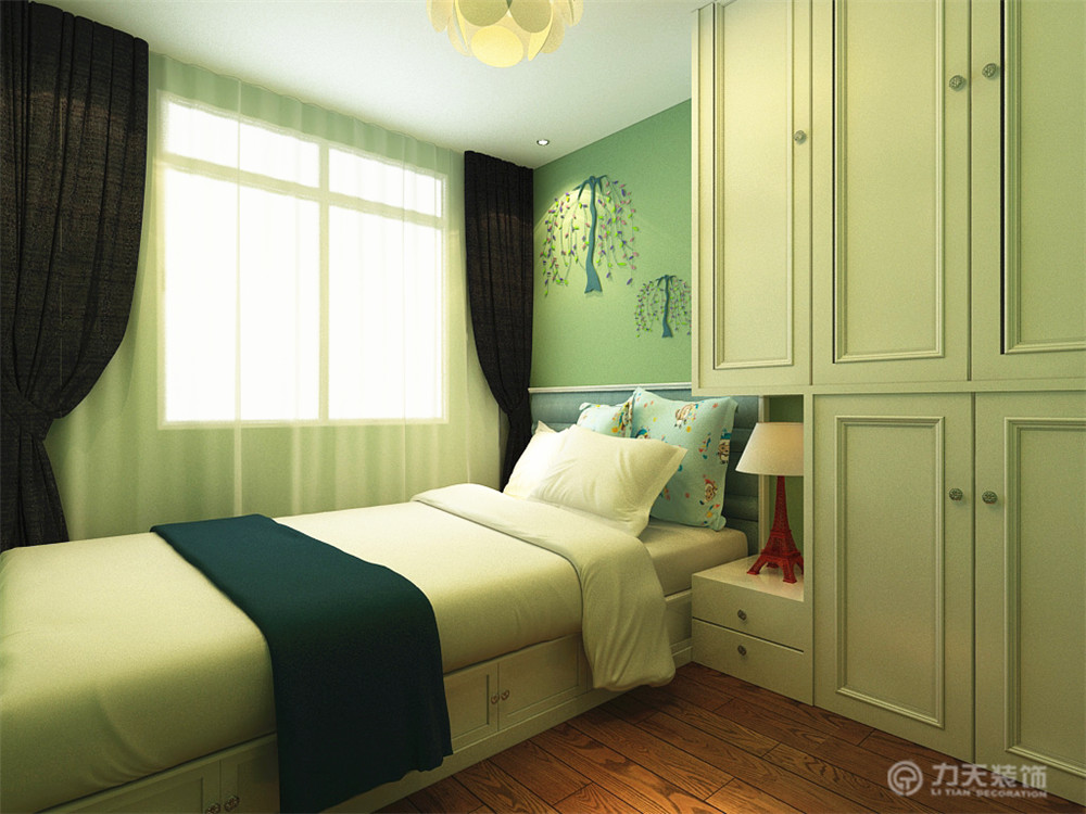 简约 卧室图片来自阳光力天装饰梦想家更爱家在现代简约 金泰丽湾 97平米的分享