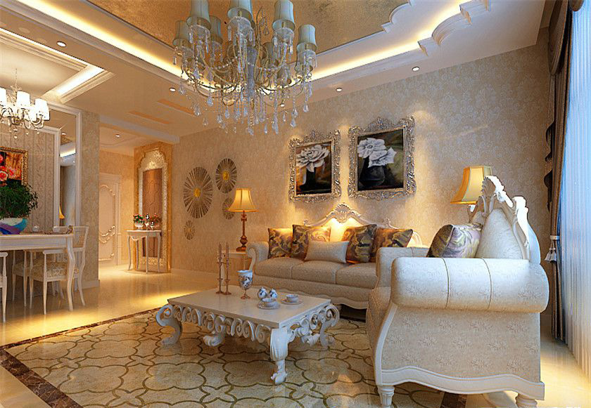 简约 欧式 三居 白领 收纳 80后 小资 客厅图片来自实创装饰百灵在欧式奢华 153㎡的分享