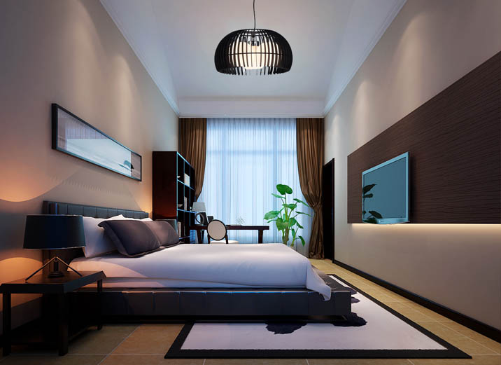 三居 中式设计 宁静致远 古典品味 卧室图片来自实创装饰集团广州公司在宁静儒雅中国风的分享