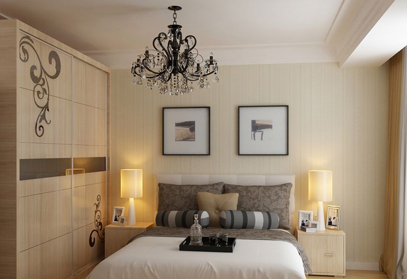 简约 欧式 二居 白领 收纳 80后 小资 卧室图片来自实创装饰百灵在北欧极简风 99㎡的分享