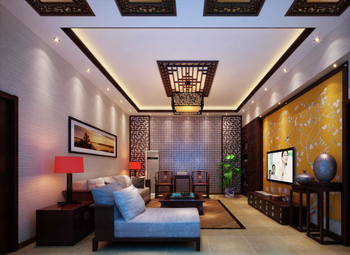 三居 中式设计 宁静致远 古典品味 客厅图片来自实创装饰集团广州公司在宁静儒雅中国风的分享