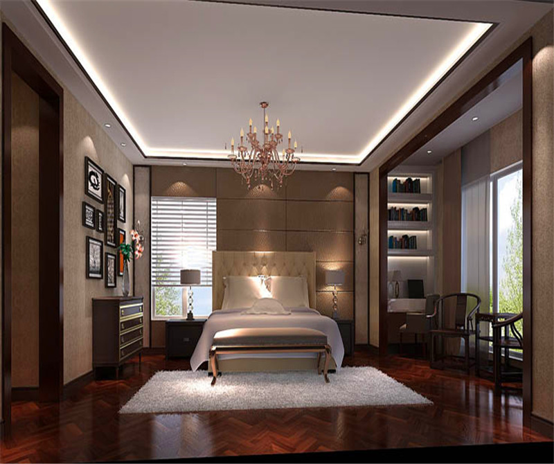 平层 四居 卧室图片来自高度国际装饰宋增会在西山壹号院360平米港式风格的分享