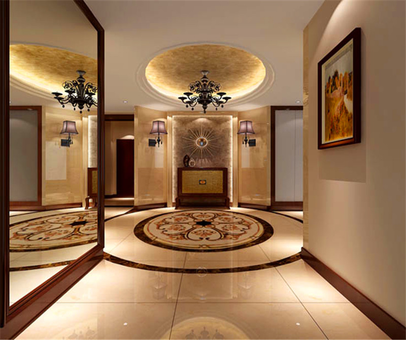 平层 四居 玄关图片来自高度国际装饰宋增会在西山壹号院360平米港式风格的分享
