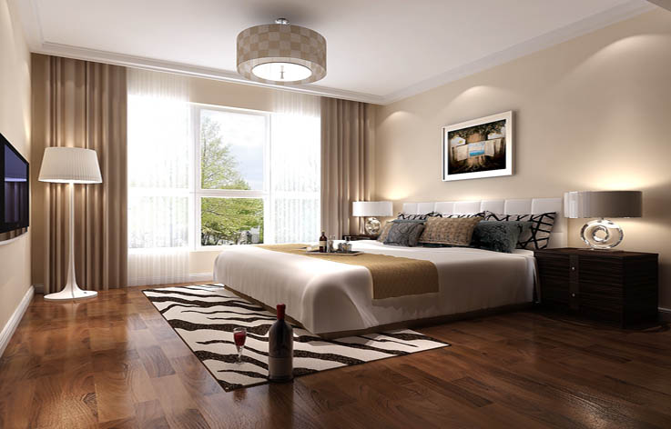 三居 简约 平层公寓 卧室图片来自高度国际装饰宋增会在天润福熙大道148平米简约现代的分享