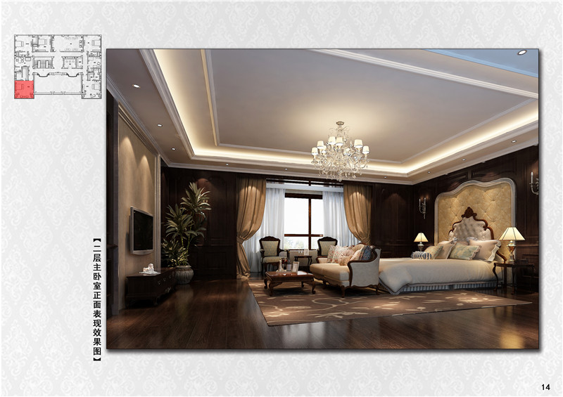 沙河别墅 混搭 别墅 卧室图片来自合为国际装饰在沙河自建别墅柳总宅邸的分享