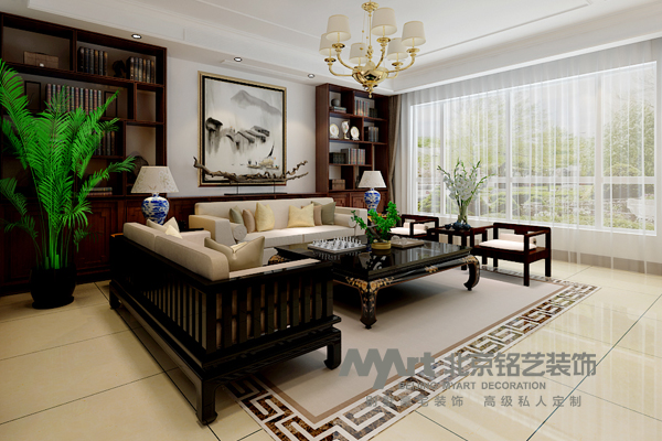新中式 小资 三居 客厅图片来自Myart--多多在新中式儒家雅韵的分享