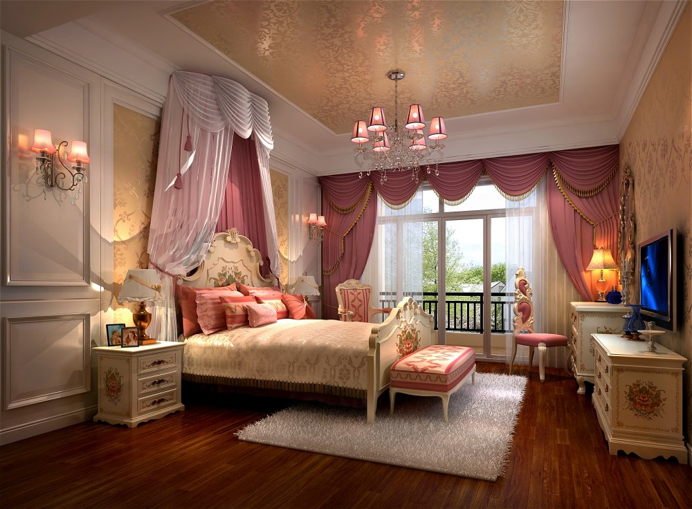 卧室图片来自宏誉装饰-Paul在雅居乐香草山  新古典风格的分享