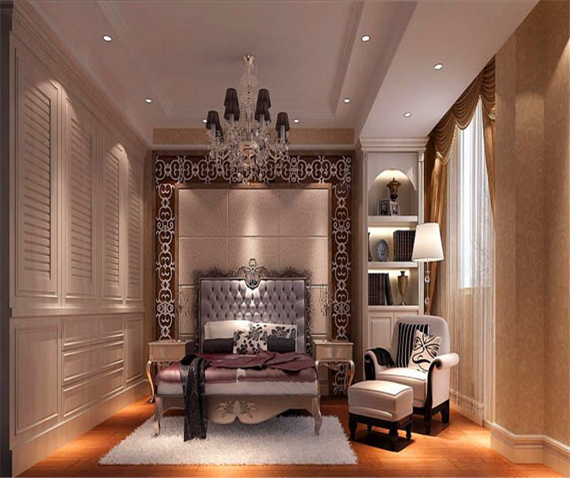 叠拼 别墅 二层带地下 卧室图片来自高度国际装饰宋增会在金隅翡丽230平米美式古典的分享