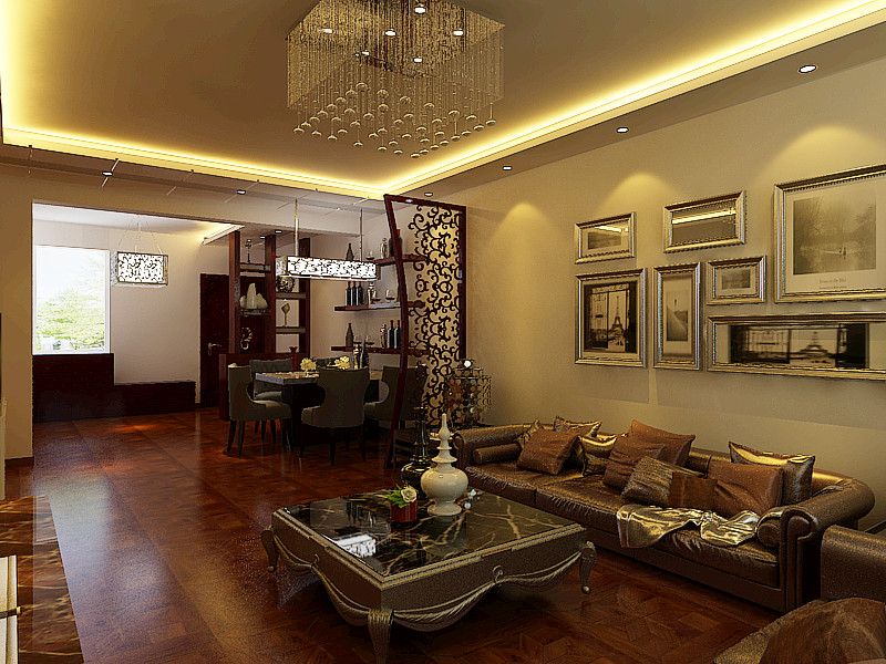 雅宾利 三居 港式 客厅图片来自百家设计小刘在雅宾利花园二期136平港式风格的分享