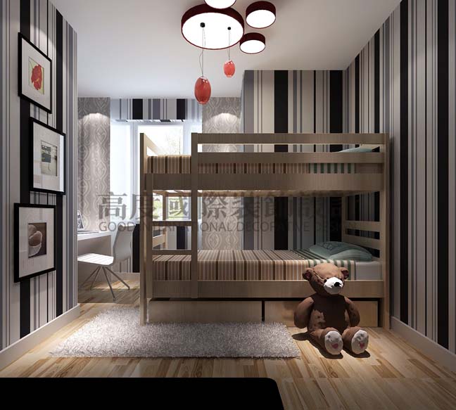 现代 简约 公寓 儿童房图片来自高度国际装饰宋增会在优品国际90平米现代简约的分享