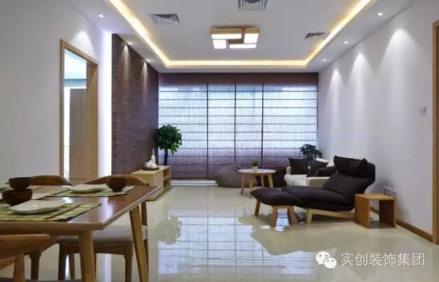 简约 日式 三居室 实创装饰 旧房改造 80后 客厅图片来自北京实创装饰在125平米日系小品木制馨香的分享