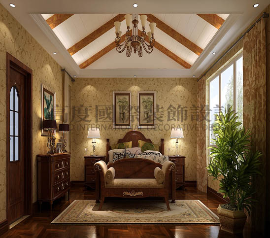 别墅 现代 卧室图片来自高度国际装饰宋增会在鲁能七号院260平米现代风格的分享