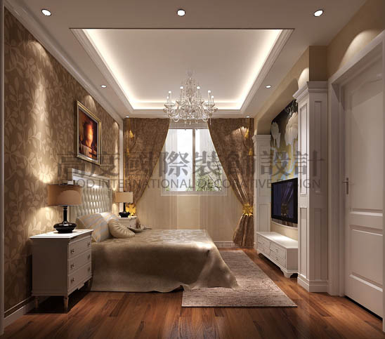 三居 欧式 公寓 卧室图片来自高度国际装饰宋增会在影人四季150平米欧式的分享