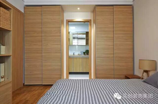 简约 日式 三居室 实创装饰 旧房改造 80后 卧室图片来自北京实创装饰在125平米日系小品木制馨香的分享