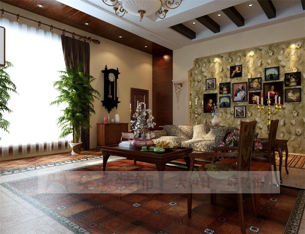 混搭 80后 小资 客厅图片来自安豪装饰在金星家园法式风格的分享