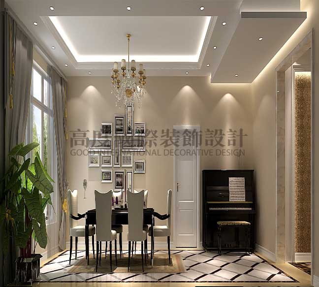 现代 简约 三居 餐厅图片来自高度国际装饰宋增会在西山壹号院180平米现代简约的分享