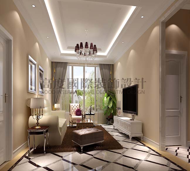 现代 简约 三居 客厅图片来自高度国际装饰宋增会在西山壹号院180平米现代简约的分享