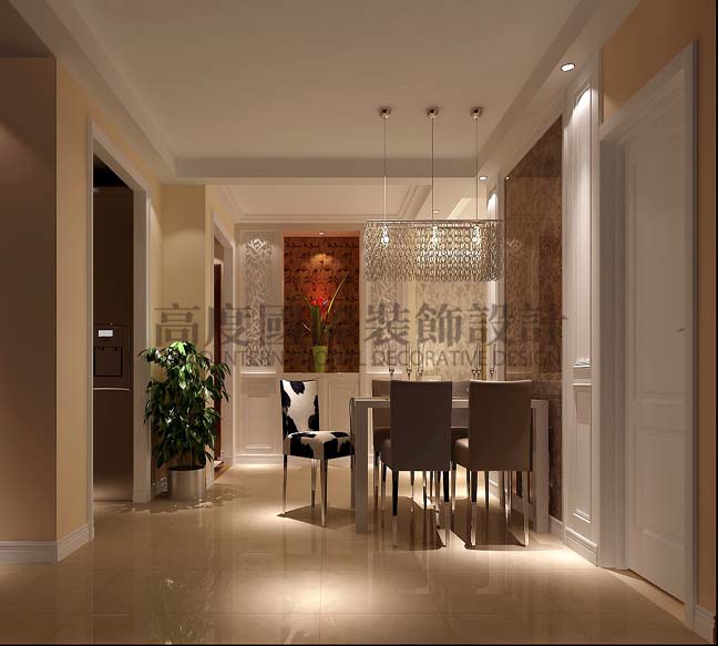 五居 现代 简约 公寓 餐厅图片来自高度国际装饰宋增会在影人四季150平米现代简约的分享