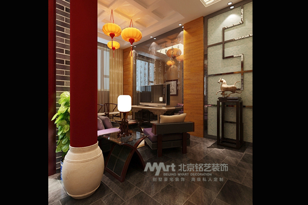 其他图片来自北京铭艺-Myart-大飞在私人会所-中式风格的分享