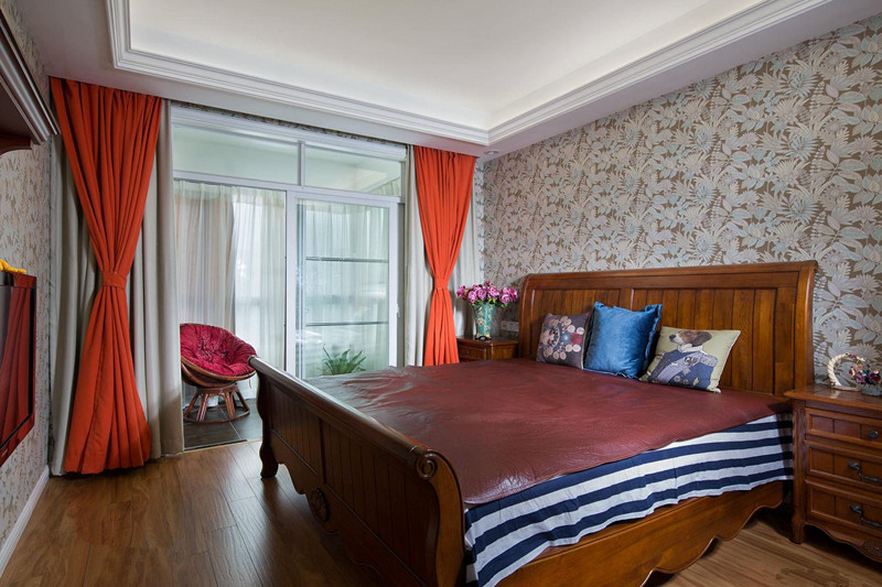 三居 港式 卧室图片来自四川建拓建筑装饰工程有限公司在浪漫法拉希的分享