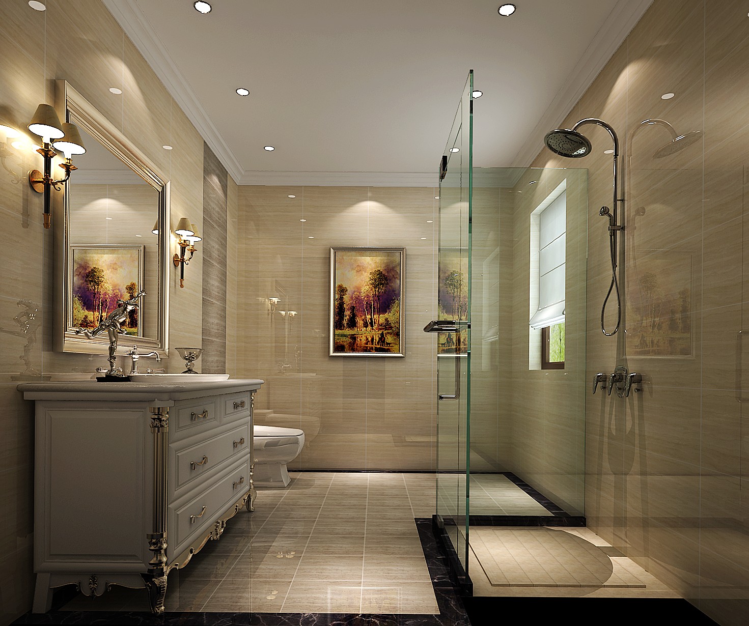 五室 复式顶层带 简约 卫生间图片来自高度国际装饰宋增会在金色漫香苑180平米简约风格的分享