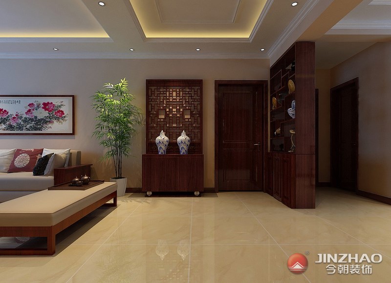 中式 客厅图片来自阿布的小茅屋15034052435在时尚中式--明泰领秀长风160平米的分享