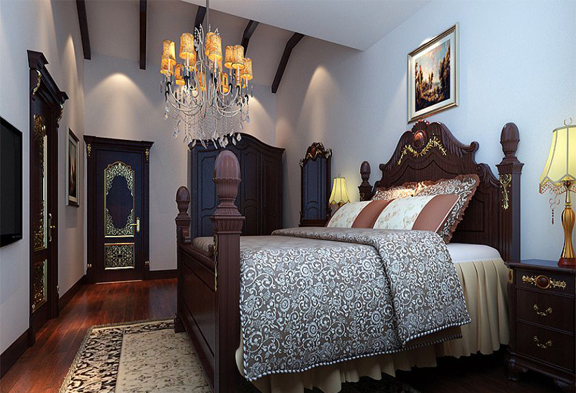 简约 欧式 二居 白领 收纳 80后 小资 卧室图片来自实创装饰百灵在欧式风格98平米龙锦苑东五小区的分享
