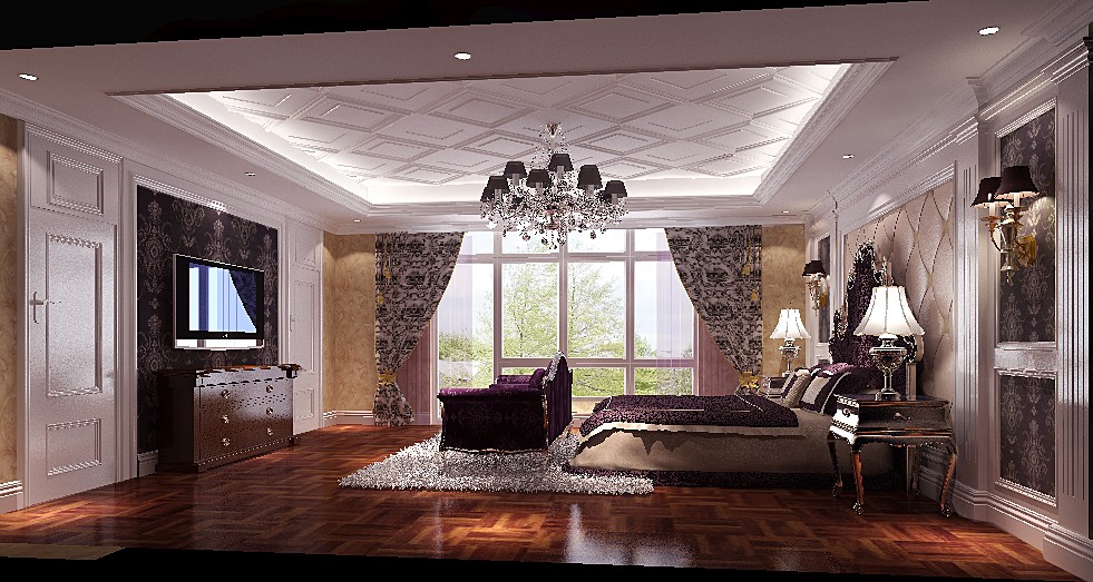 叠下户型 低调奢华 卧室图片来自高度国际装饰宋增会在金隅翡丽 280平米低调奢华的分享