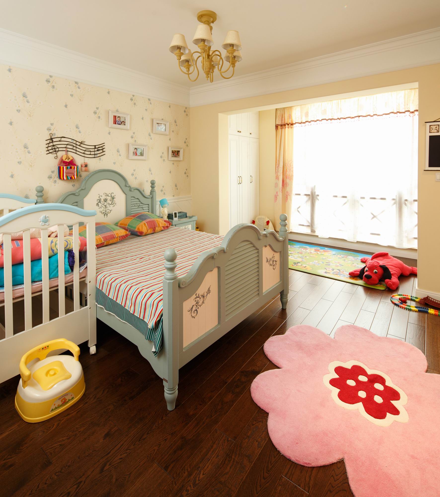 地中海 公寓 儿童房图片来自紫禁尚品国际装饰小孔在地中海风格国锐金嵿案例的分享