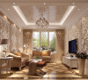 欧式客厅非常需要用家具和软装饰来营造整体效果。