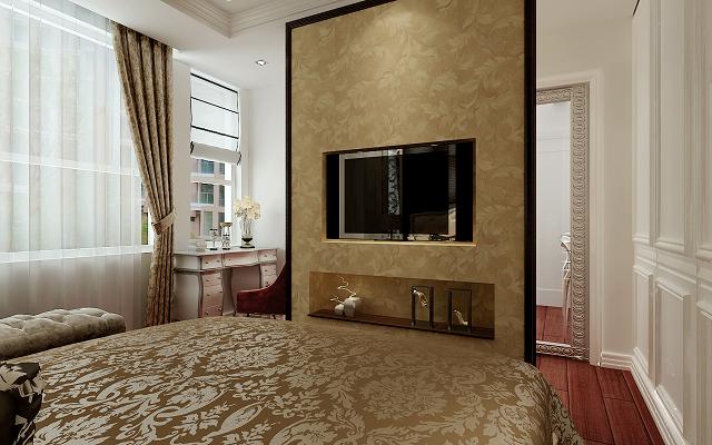凯旋门 欧式风格 大宅 卧室图片来自百家设计小刘在凯旋门200平欧式风格设计的分享