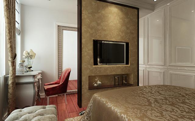凯旋门 欧式风格 大宅 卧室图片来自百家设计小刘在凯旋门200平欧式风格设计的分享