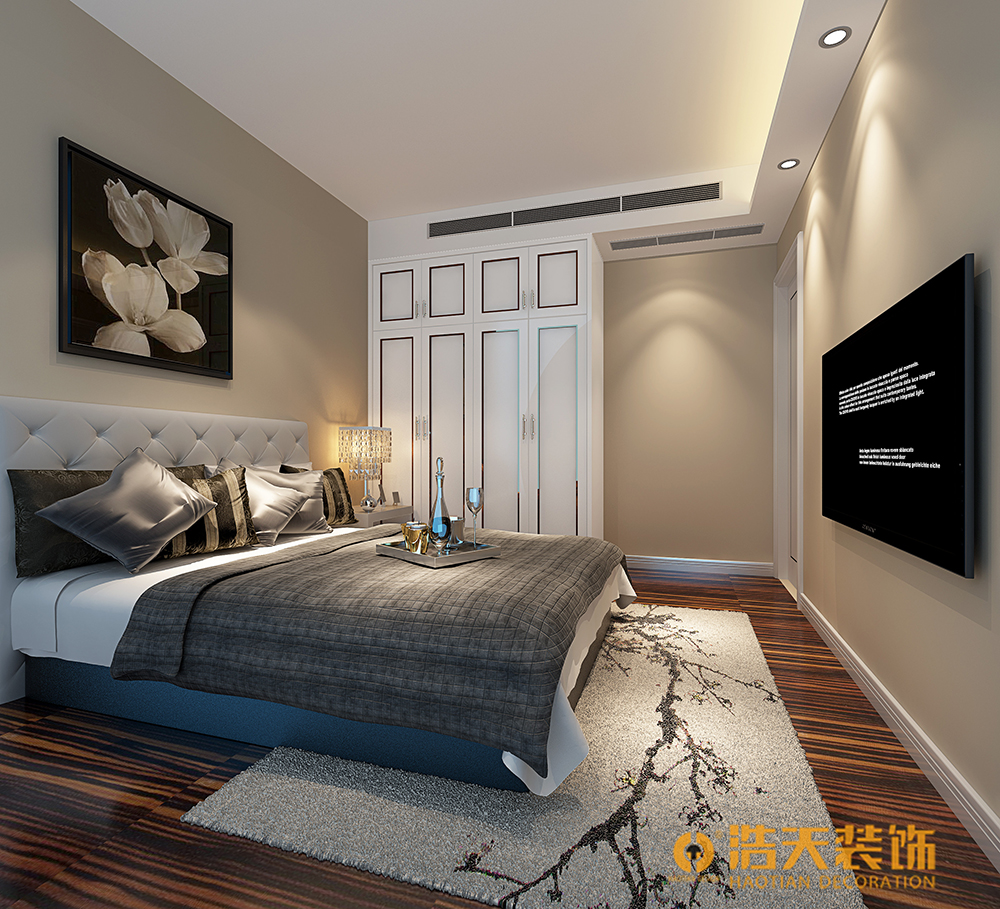 简约 卧室图片来自深圳市浩天装饰在荔海春城-简欧风格的分享