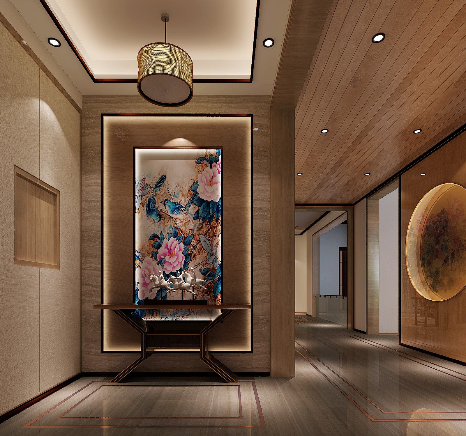 独栋 别墅 六居 玄关图片来自高度国际装饰宋增会在北京院子1064平米中式风格的分享