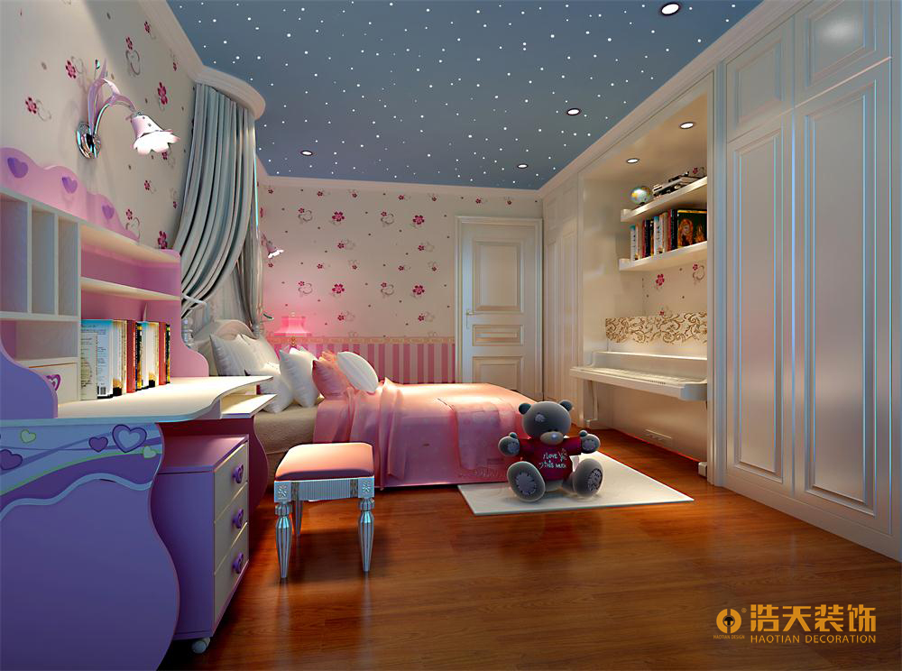 卧室图片来自深圳市浩天装饰在天御香山豪庭-陈姐的分享