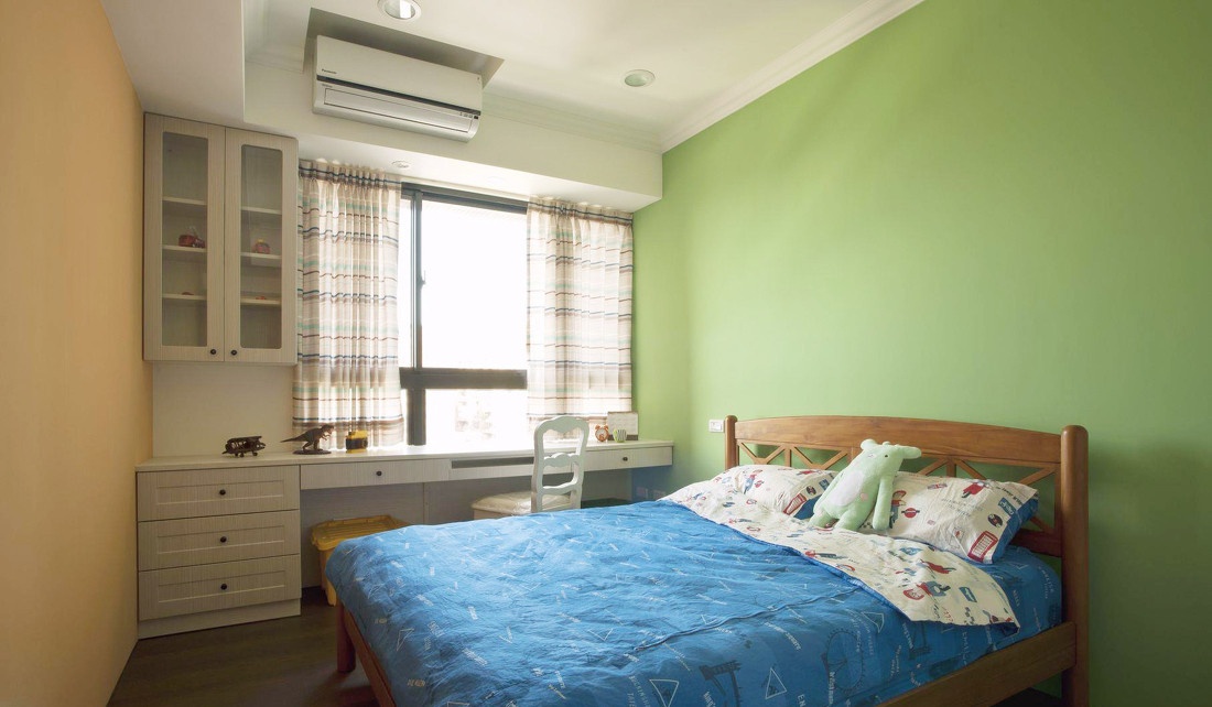 田园 三居 旧房改造 80后 卧室图片来自上海实创