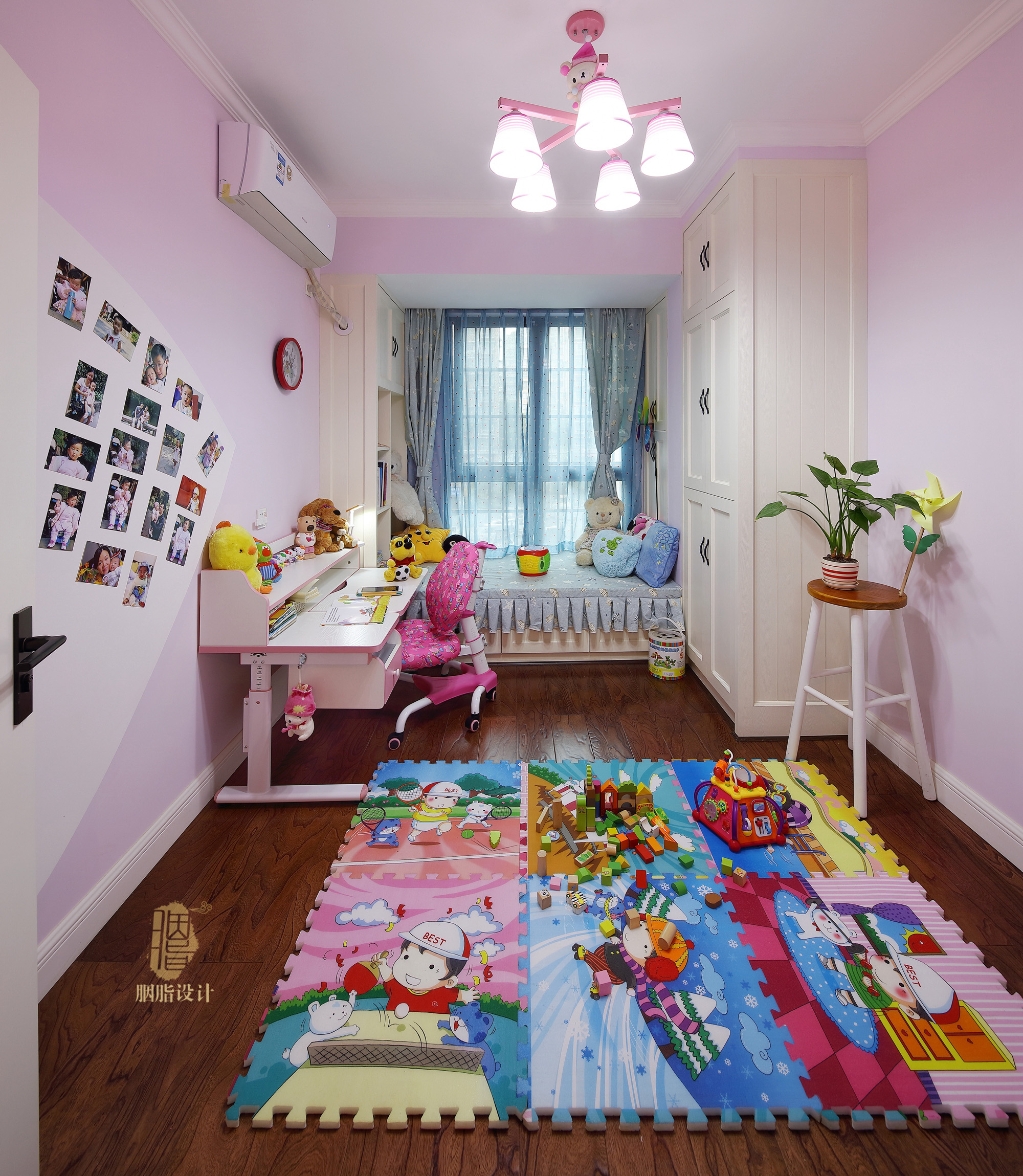 混搭 三居 80后 白领 收纳 胭脂设计 儿童房图片来自设计师胭脂在清风徐来（湖南实景）的分享