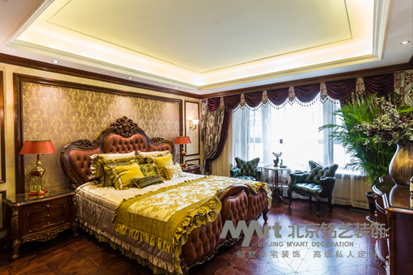 卧室图片来自北京铭艺-Myart-大飞在紫晶悦城-美式-224的分享
