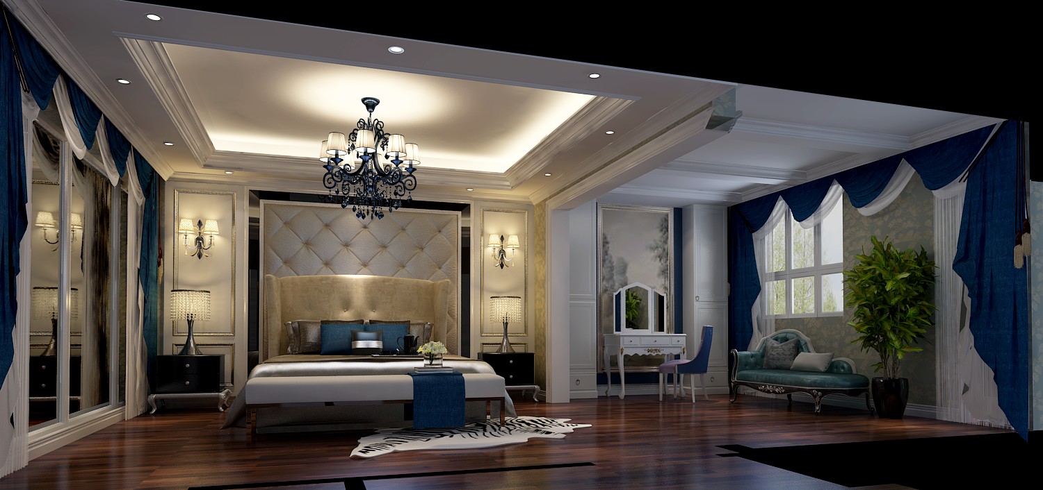 卧室图片来自高度国际装饰宋增会在长阳半岛别墅256平米欧式的分享