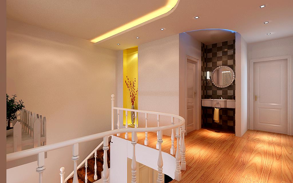 简约 四居 原香墅 楼梯图片来自百家设计小刘在原香墅160平现代风格的分享