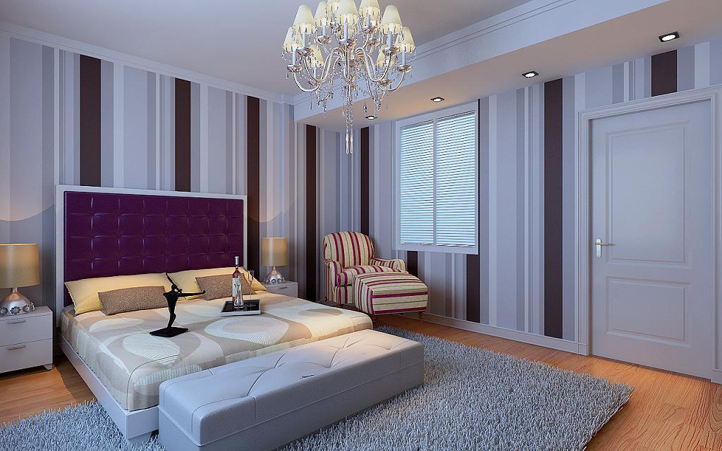 简约 四居 原香墅 卧室图片来自百家设计小刘在原香墅160平现代风格的分享