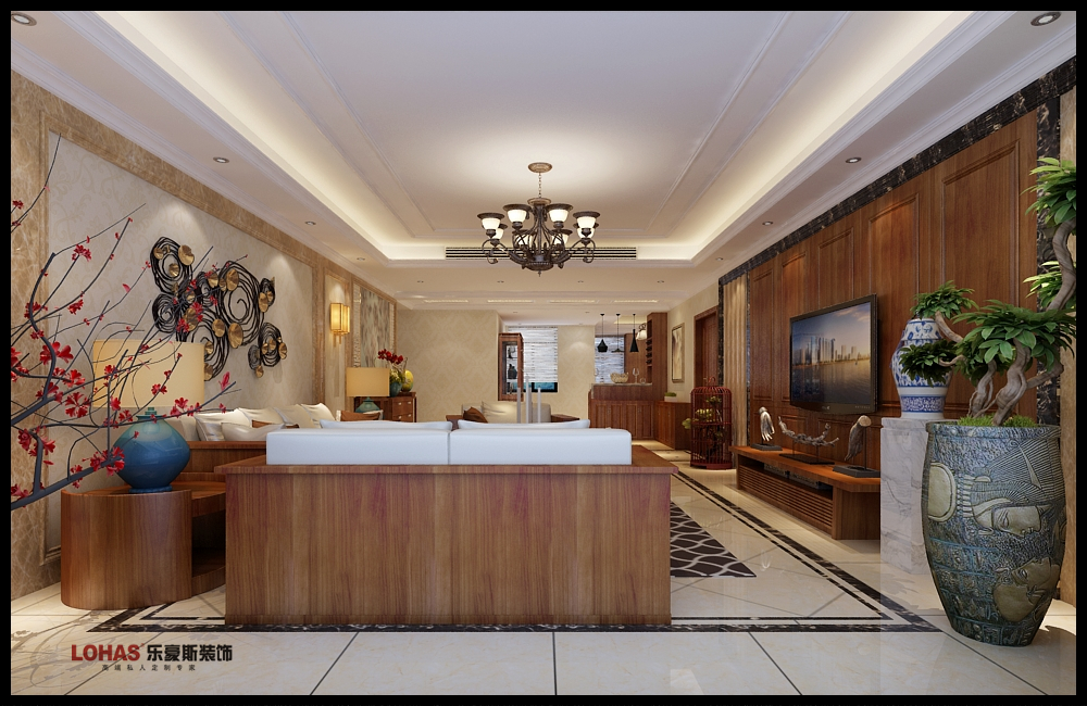 同祥城装修 同祥城 客厅图片来自乐豪斯设计师毛宁在同祥城装修效果图的分享