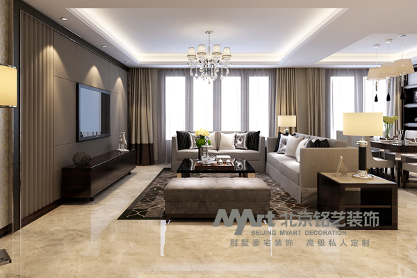 客厅图片来自北京铭艺-Myart-大飞在天山熙湖-124-简欧的分享