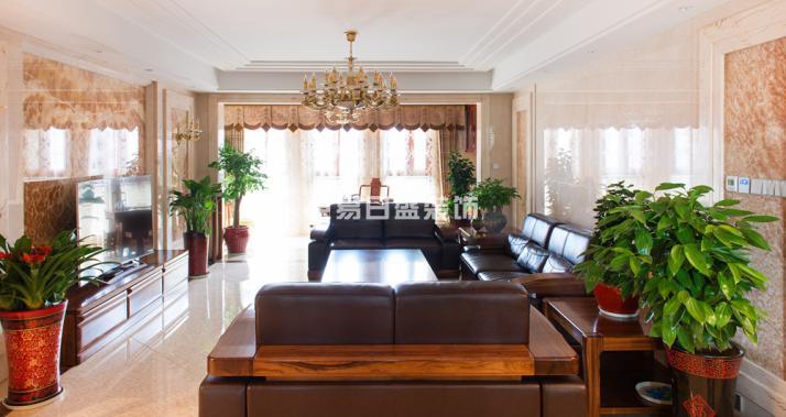 四居 现代 中式 家装 东易日盛 客厅图片来自长沙东易日盛装饰在中隆国际御玺-现代中式的分享