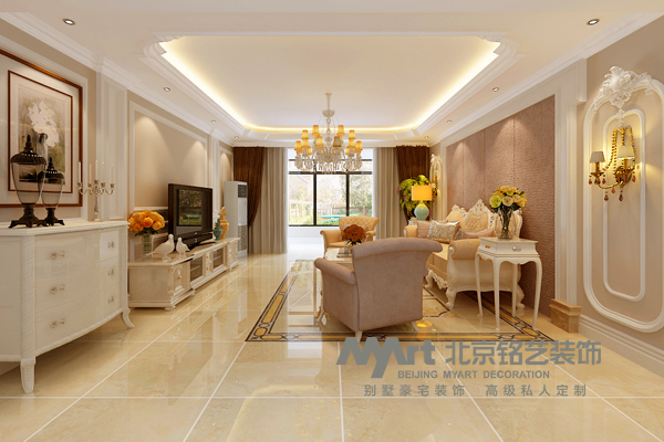 客厅图片来自北京铭艺-Myart-大飞在邢台-190-欧式的分享