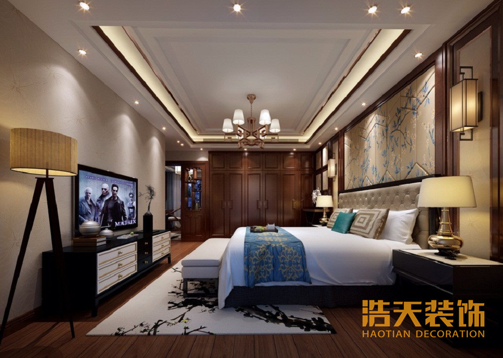 卧室图片来自深圳市浩天装饰在海怡湾畔的分享