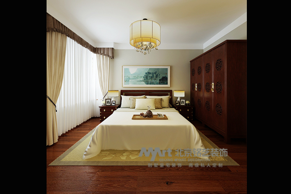 卧室图片来自北京铭艺-Myart-大飞在盛邦大都会-139-中式的分享