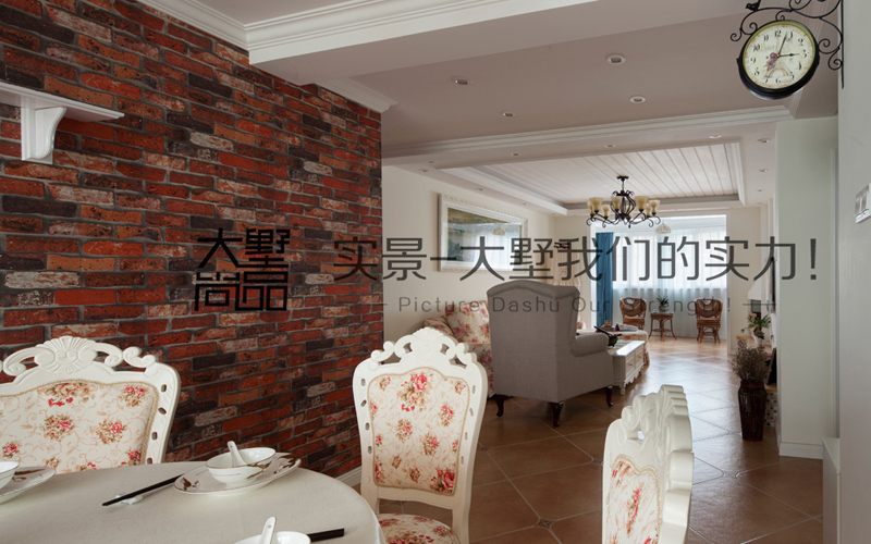 三居 美式 舒适 雅致 餐厅图片来自大墅尚品-由伟壮设计在静谧时光·那些芬芳与美好的岁月的分享