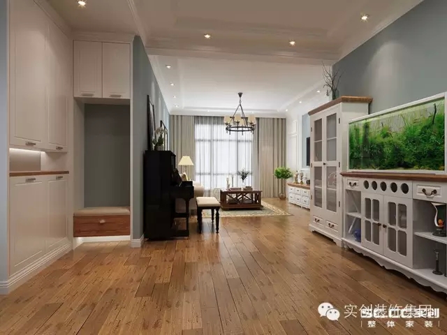 客厅图片来自实创装饰上海公司在136㎡混搭三居室的分享