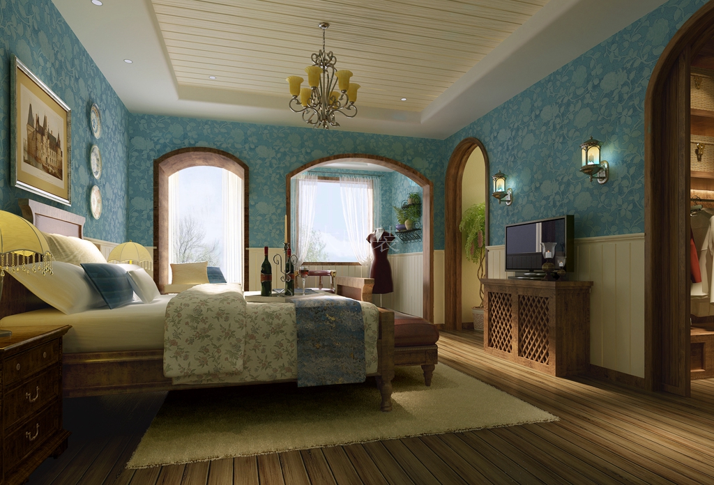 古典 卧室图片来自阿-汤在古典样板房的分享